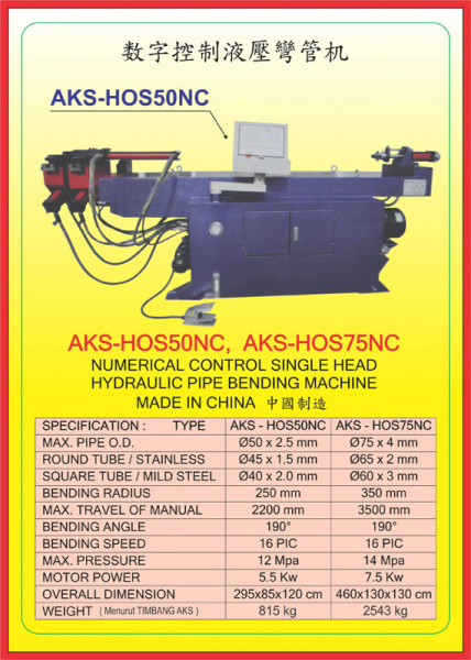 AKS - HOS50NC, AKS - HOS75NC